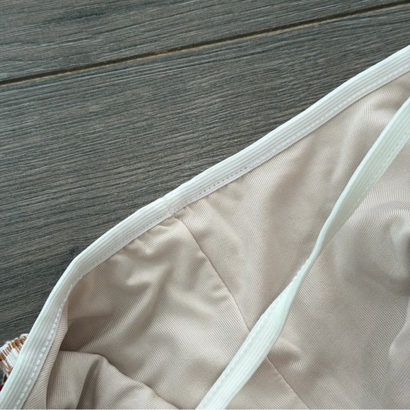 Oak+Fort Brown Checkered Women's Top-brand new - Picture 4 of 6